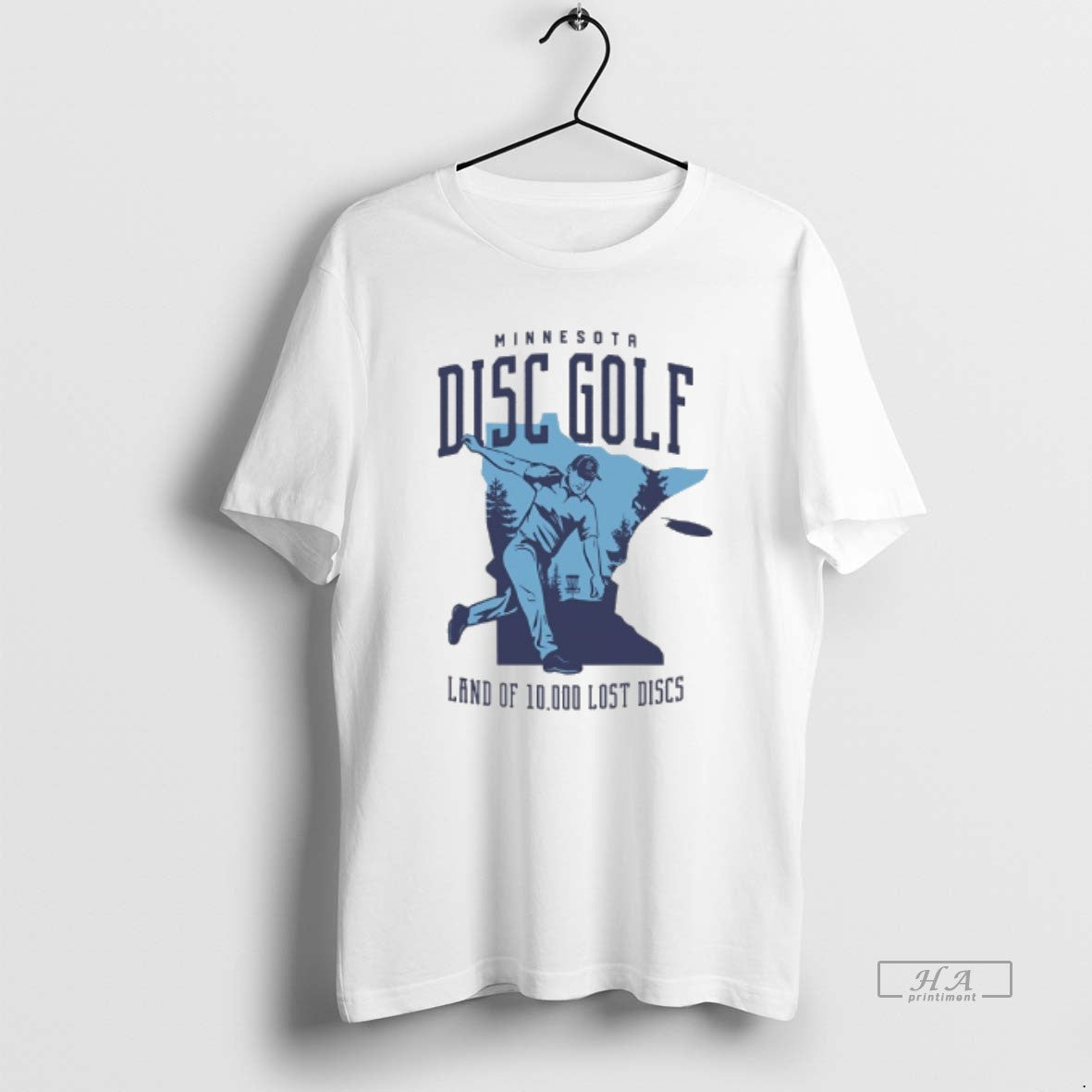 Official Minnesota Disc Golf Land 10000 Lost Discs T-Shirts