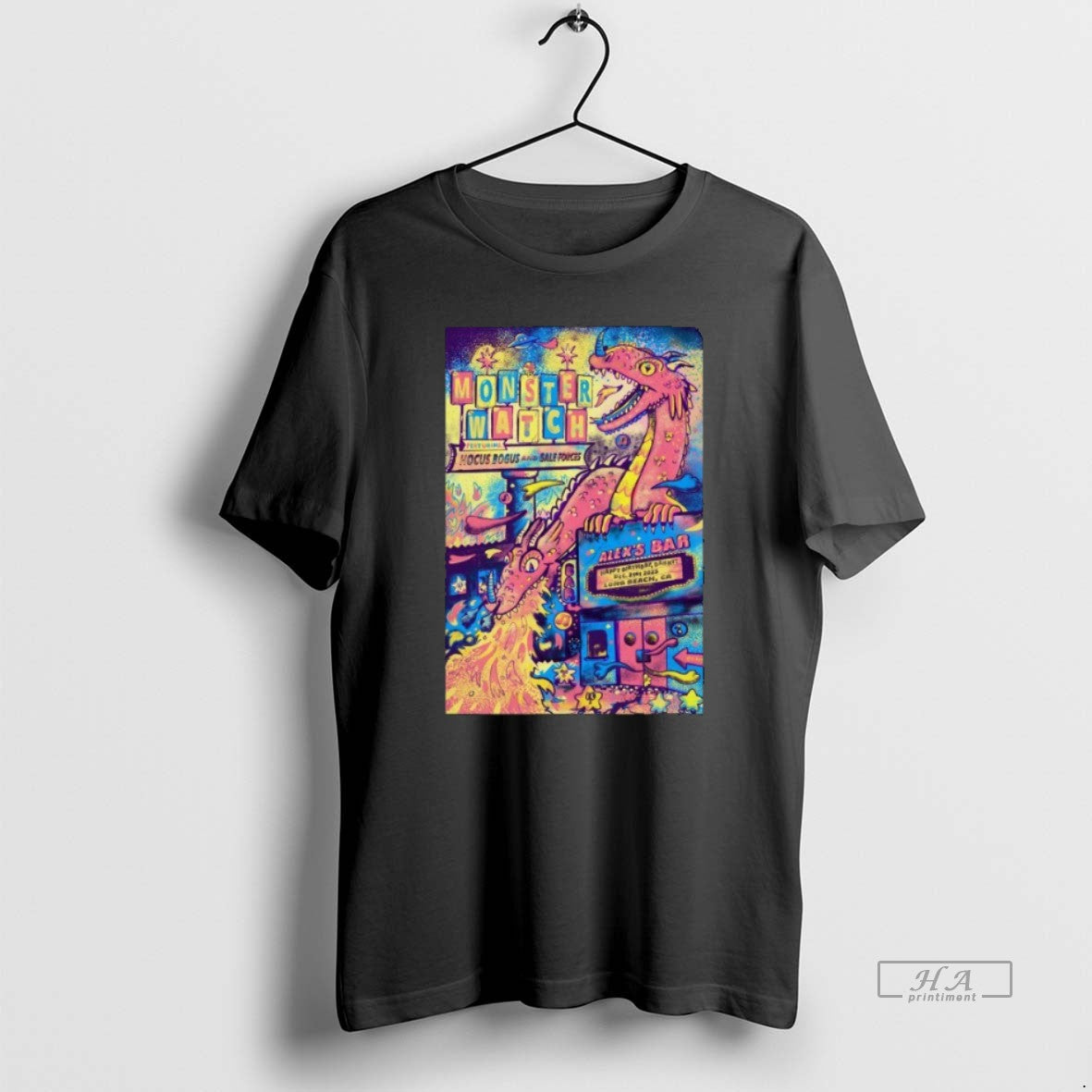 Official Monsterwatch Dec 21 2025 Alexs Bar Long Beach Ca T-Shirts