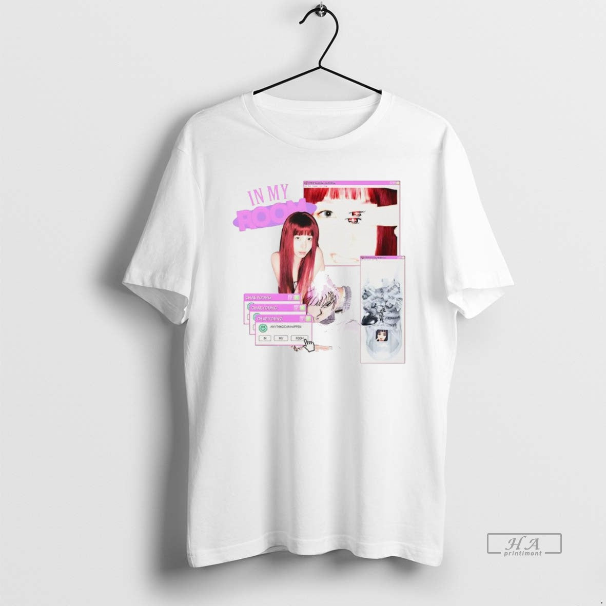 Official Twice Chaeyoung My Room Vintage Music Lover T-Shirts