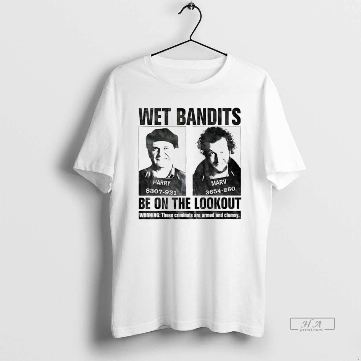 Official Wet Bandits Be Lookout T-Shirts