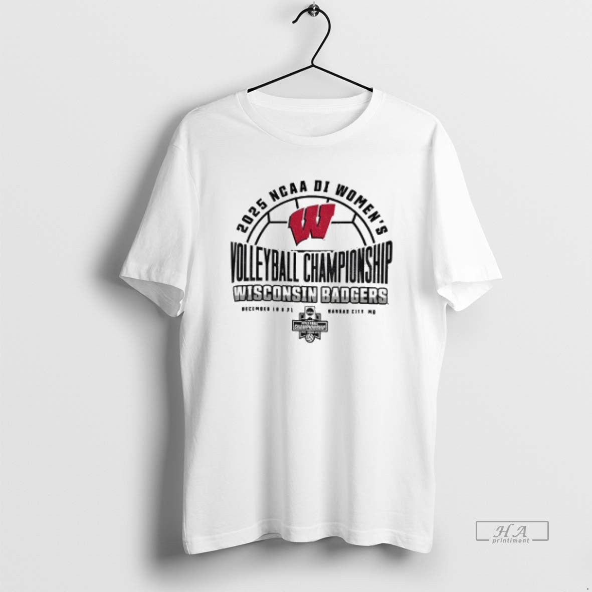 Official Wisconsin Badgers 2025 Ncaa Division 1 Volleyball Championship T-Shirts