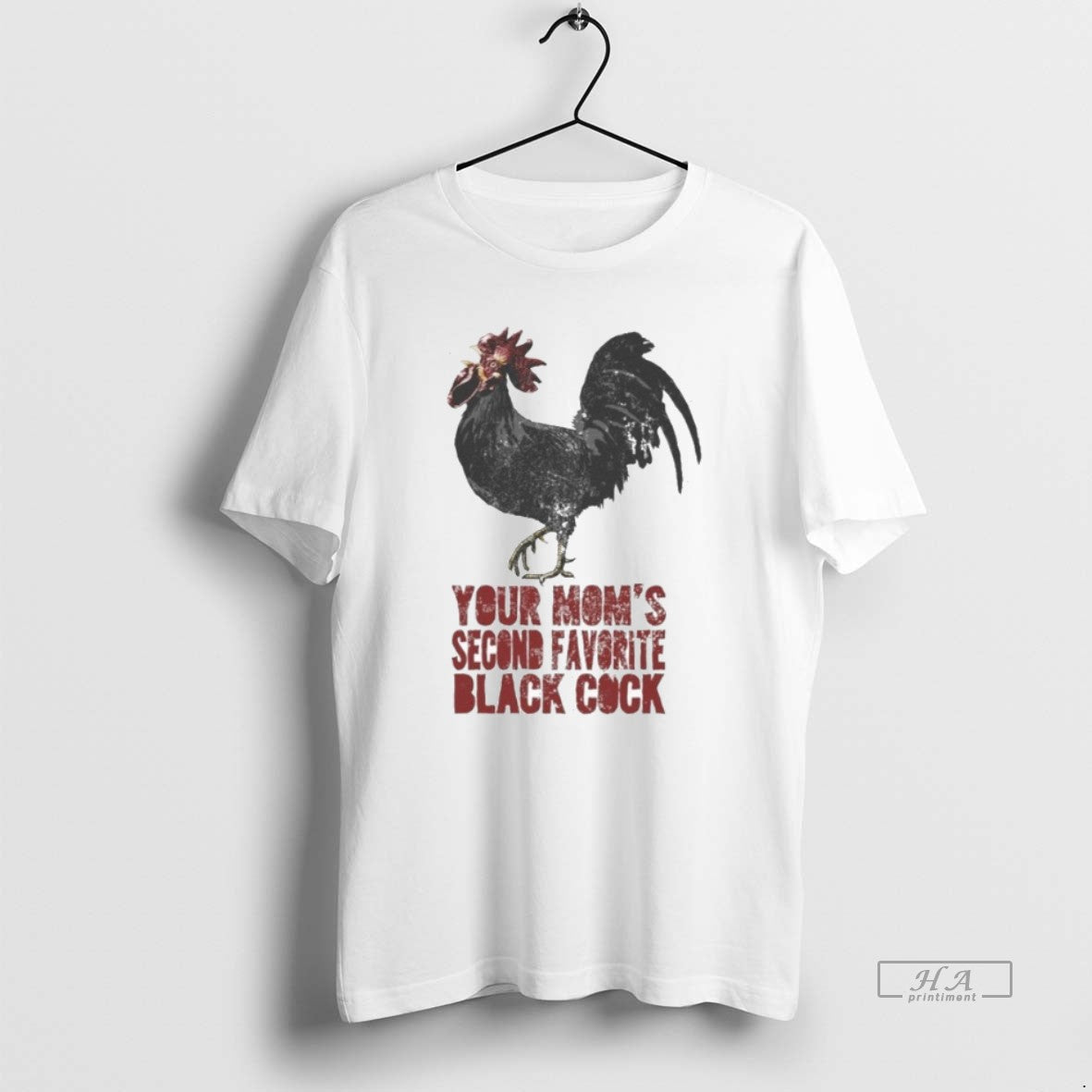 Official Your Moms Second Favorite Black Cock T-Shirts