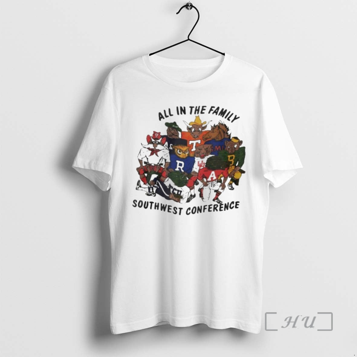 Officials All Family Southwest Conference Sec Mascots T-Shirts