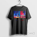 Officials Buffalo Sports Teams Logo City Skyline Water Reflection T-Shirts