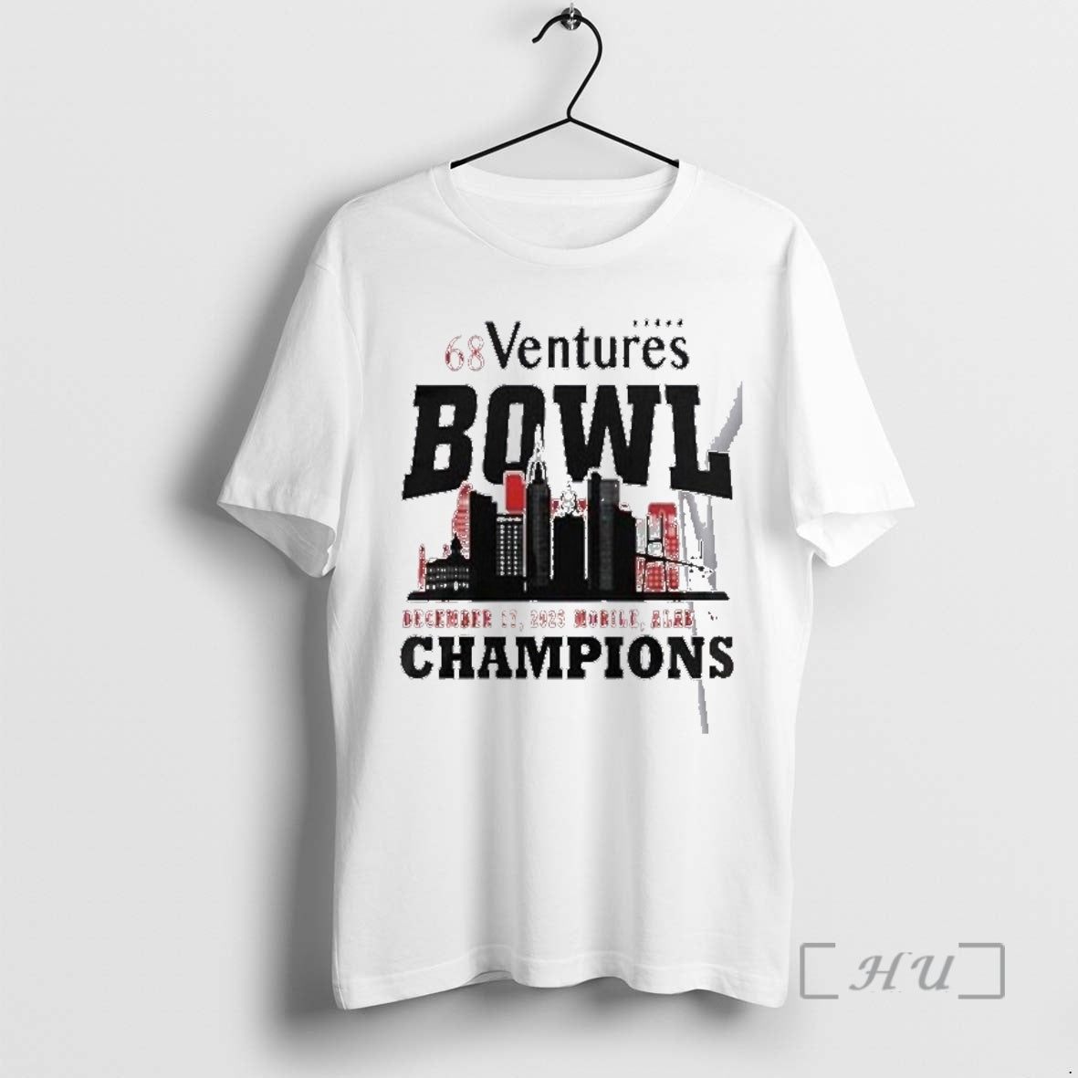 Officials Delaware Blue Hens Champion 68 Ventures Bowl Championship 2025 December 17 2025 Mobile T-Shirts