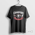 Officials Georgia Bulldogs 2026 Sugar Bowl Champions Logo Two Sided T-Shirts
