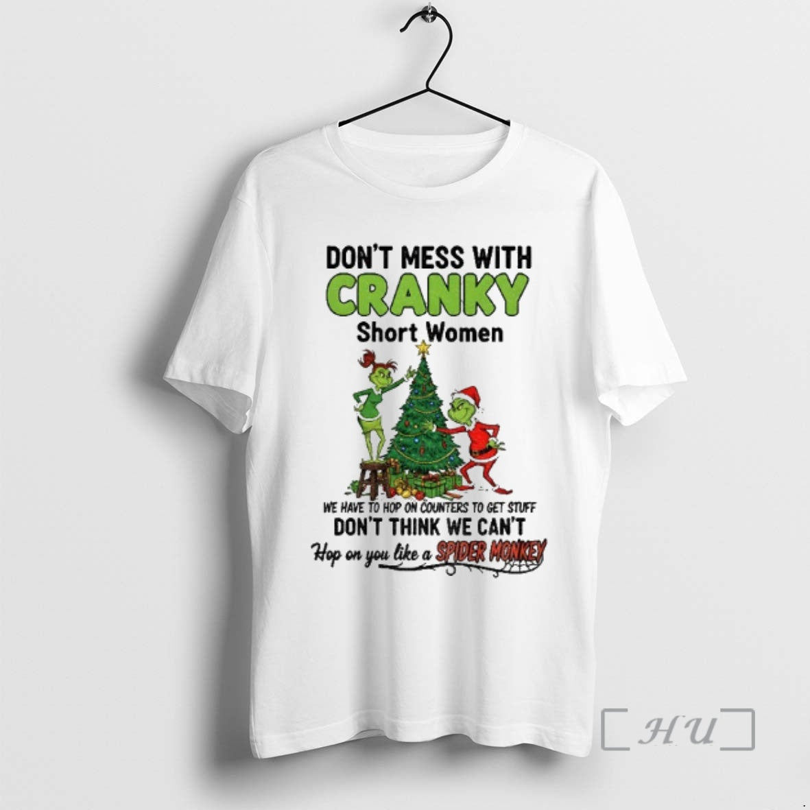 Officials Grinch Santa Dont Mess Cranky Short We Have Hop Counters T-Shirts
