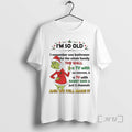 Officials Grinch Santa Im So Old I Remember One Bathroom Whole Family T-Shirts