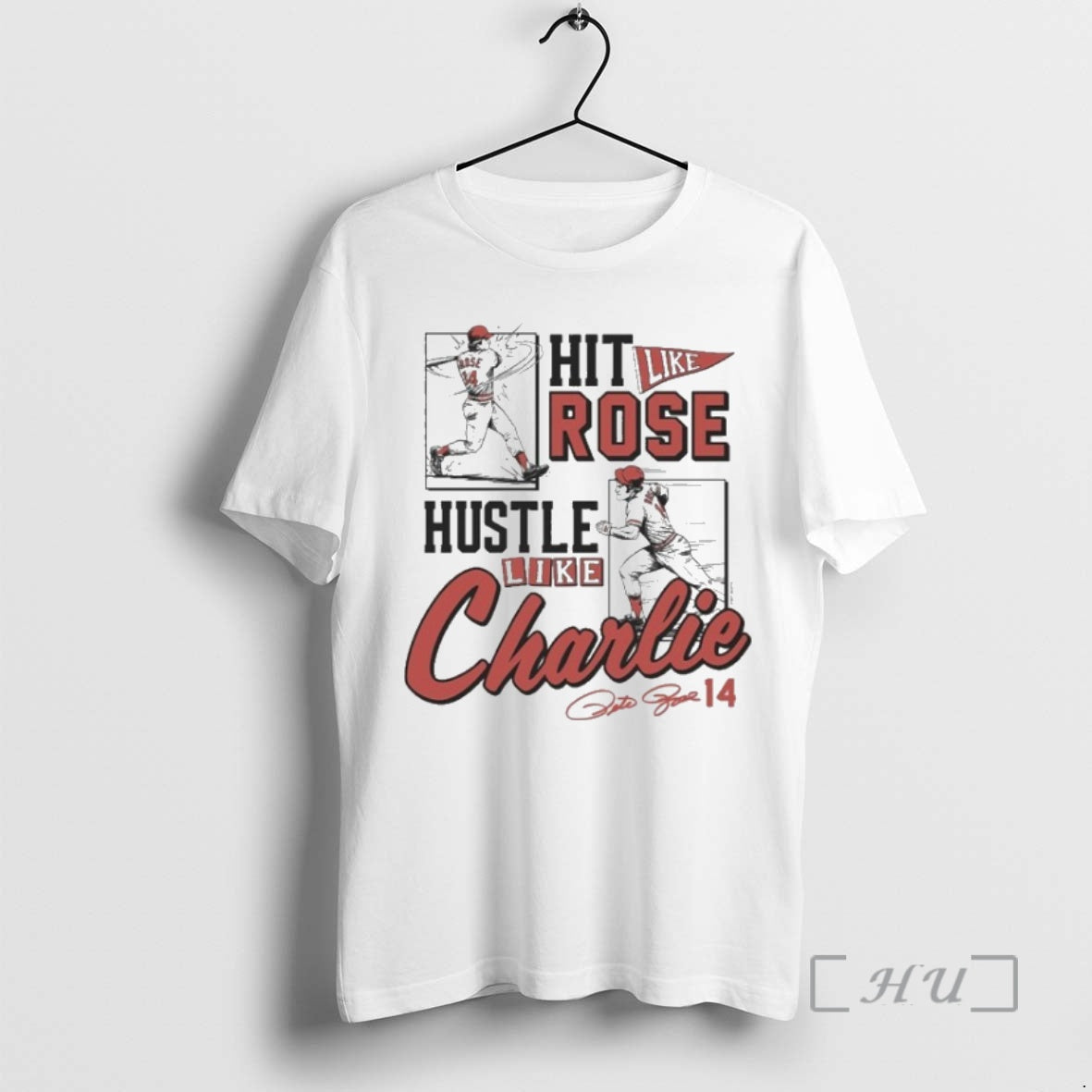 Officials Hit Like Pete Hustle Like Charlie T-Shirts