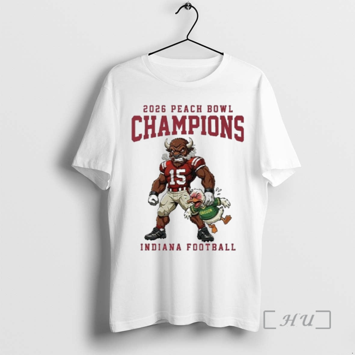 Officials Indiana Football 2026 Peach Bowl Champions T-Shirts