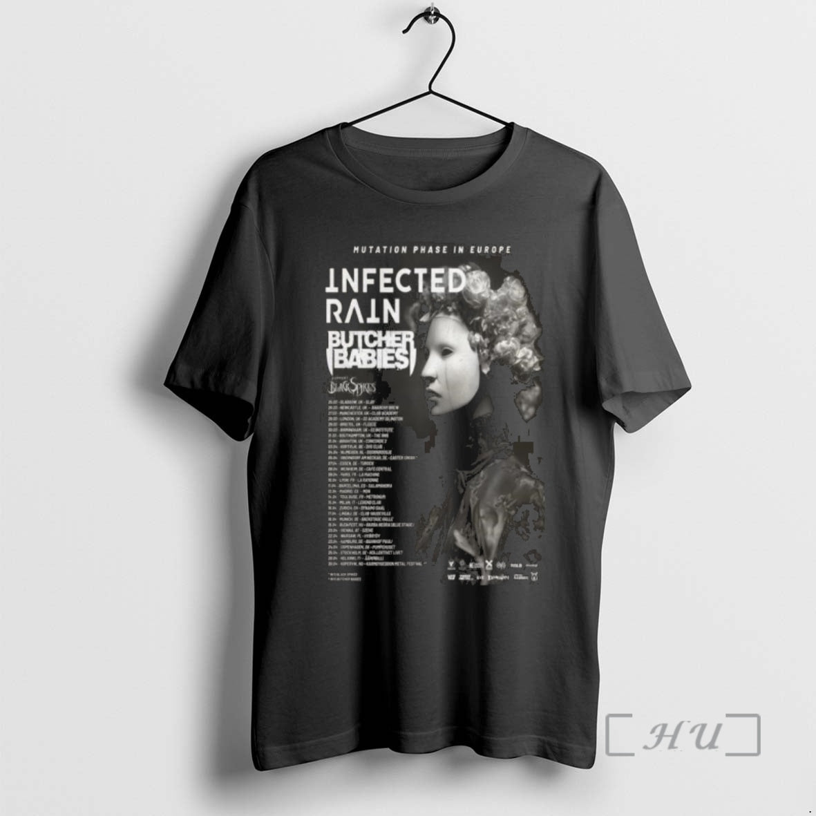 Officials Infected Rain Mutation Phase Europe 2026 T-Shirts