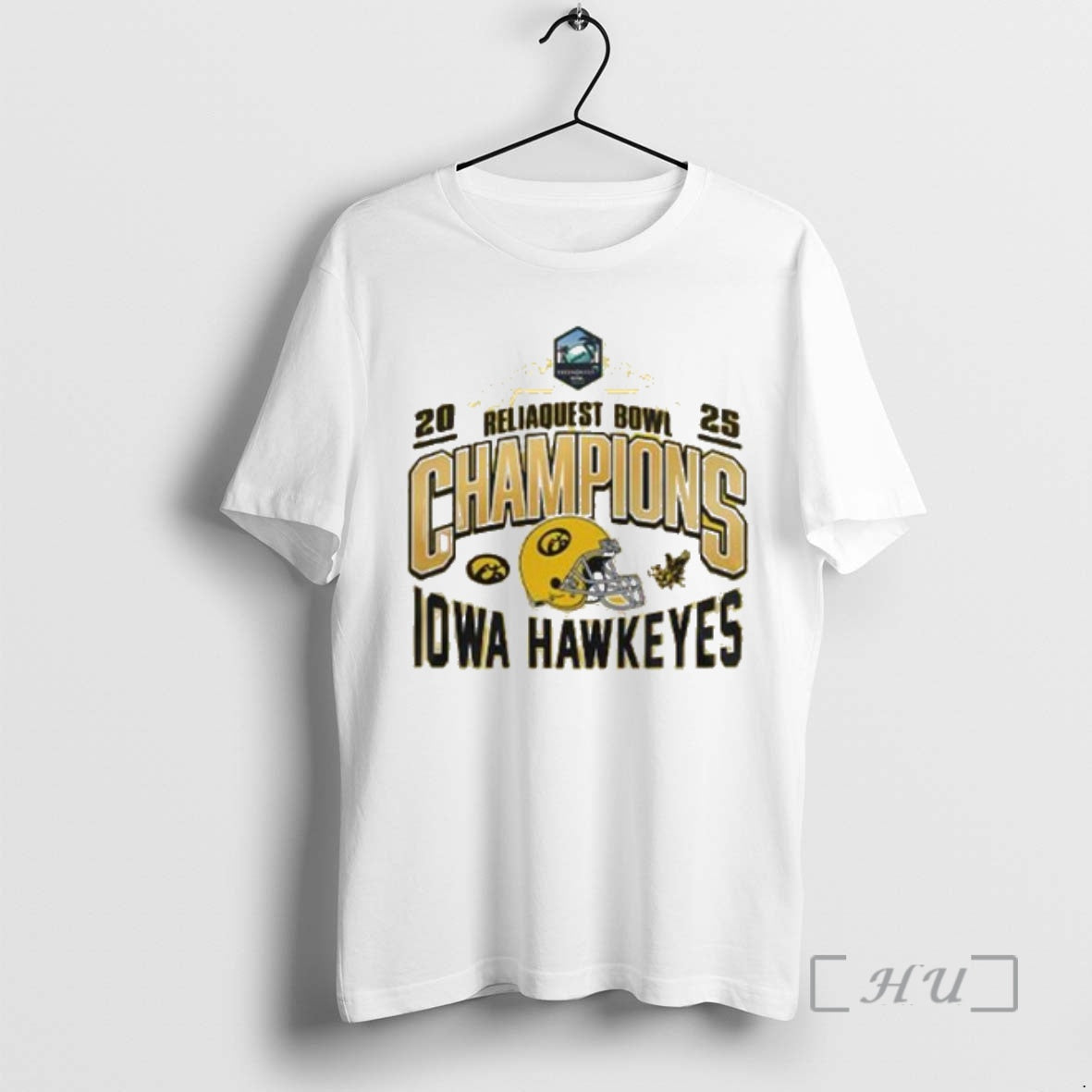 Officials Iowa Hawkeyes Reliaquest Bowl Champions 2025 T-Shirts