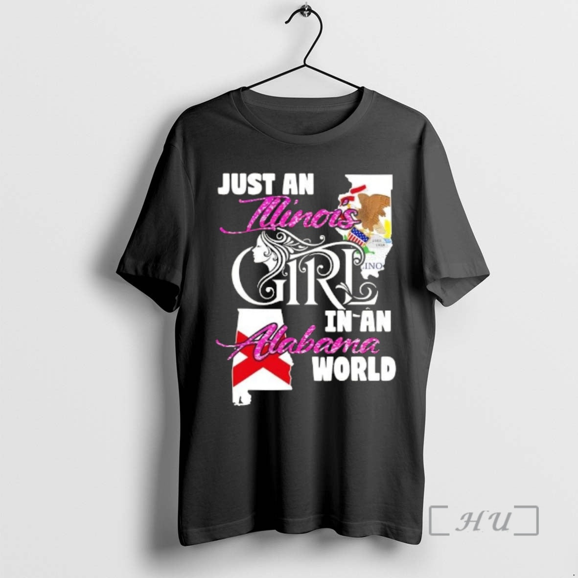 Officials Just Illinois Girl Alabama World T-Shirts