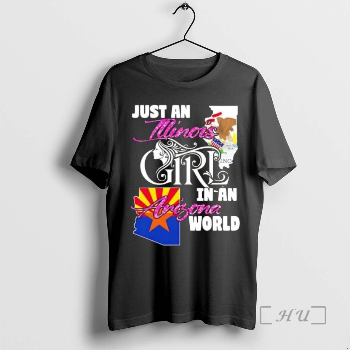 Officials Just Illinois Girl Arizona World T-Shirts