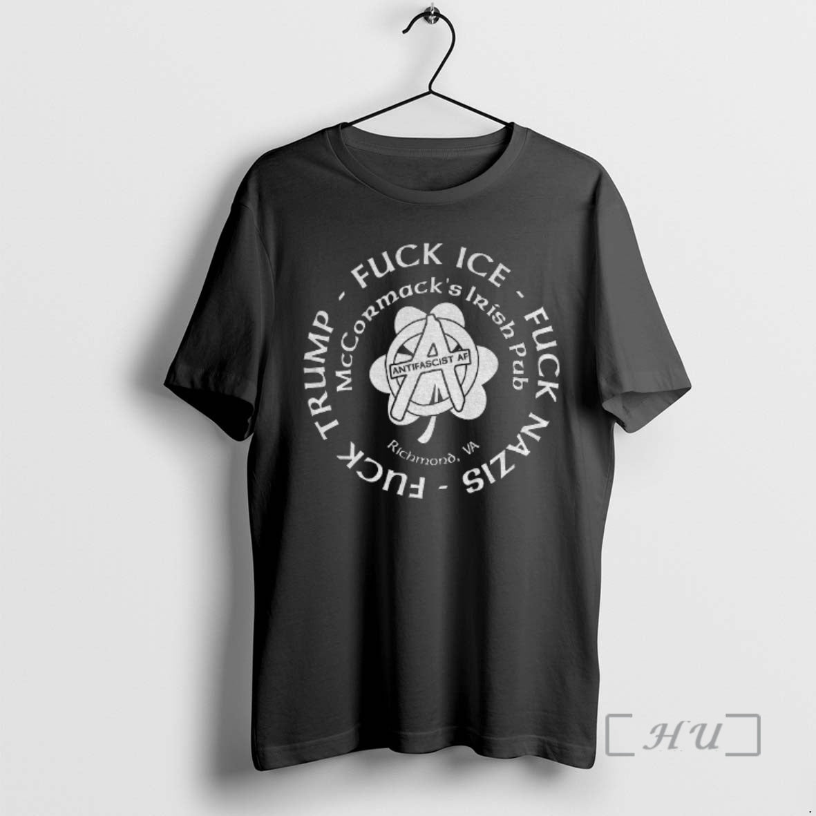 Officials Mccormacks Irish Pub Antifascist Af Fuck Trump Fuck Ice Fuck Nazis St Patricks Day T-Shirts