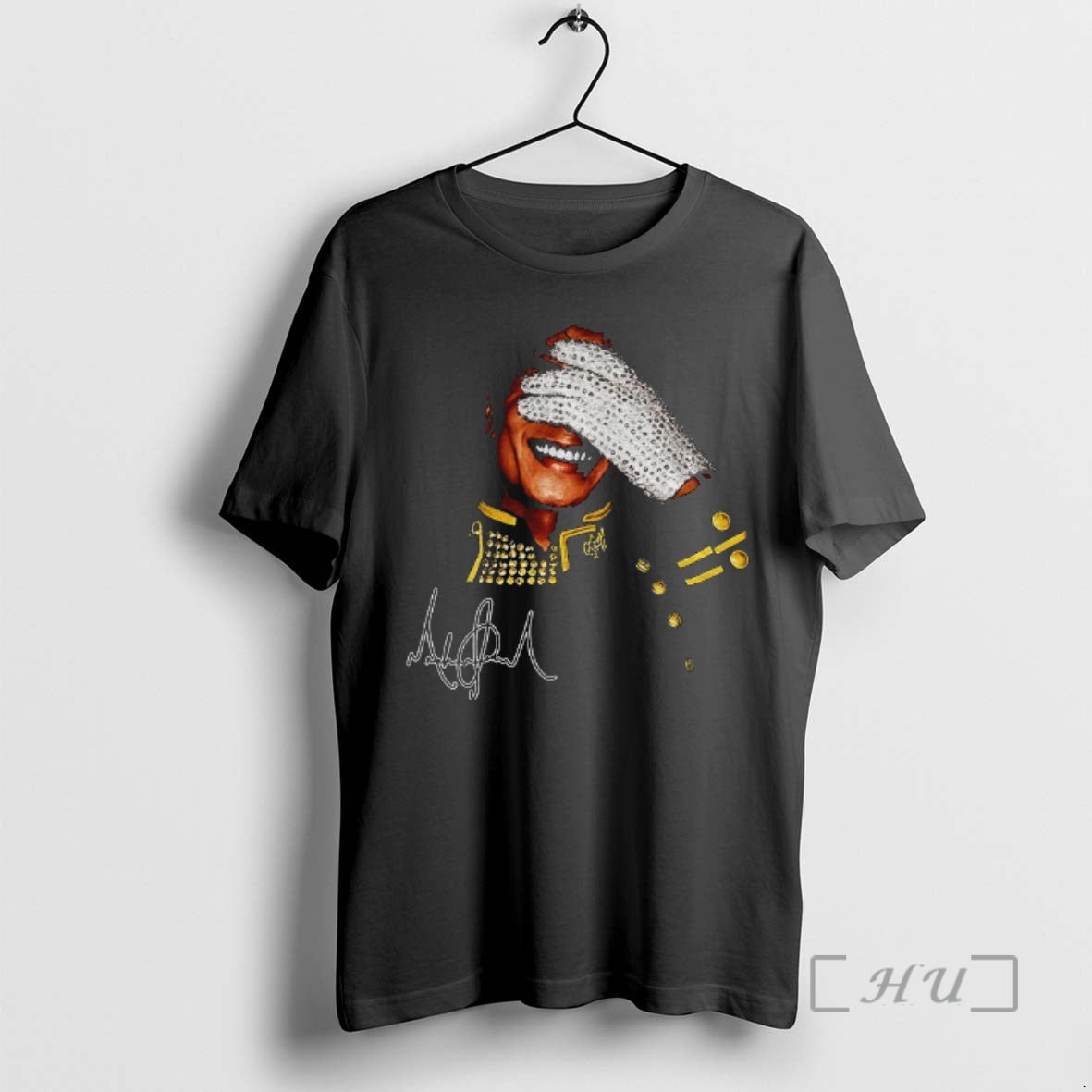 Officials Michael Jackson Glove Smile Signature T-Shirts