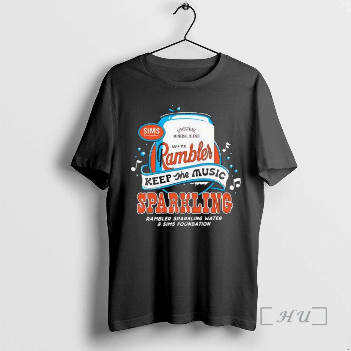Officials Rambler Sparkling Water Keep Music Sparkling Rambler Sparkling Water Sims Foundation T-Shirts