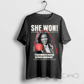 Officials She Won Jasmine Crockett T-Shirts