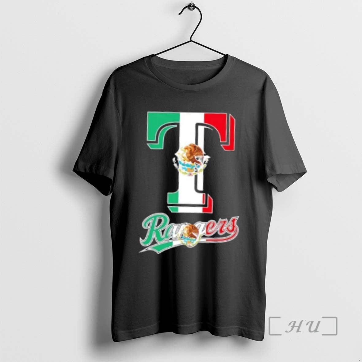 Officials Texas Rangers Baseball X Mexican Flag T-Shirts
