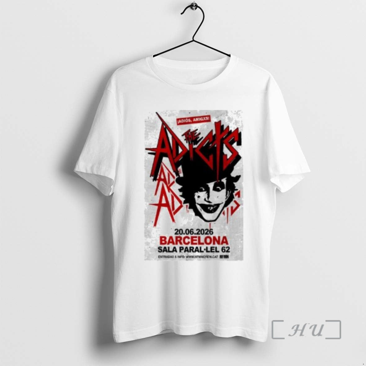 Officials Adicts Sala Parallel 62 Jun 20 2026 Circle White T-Shirts