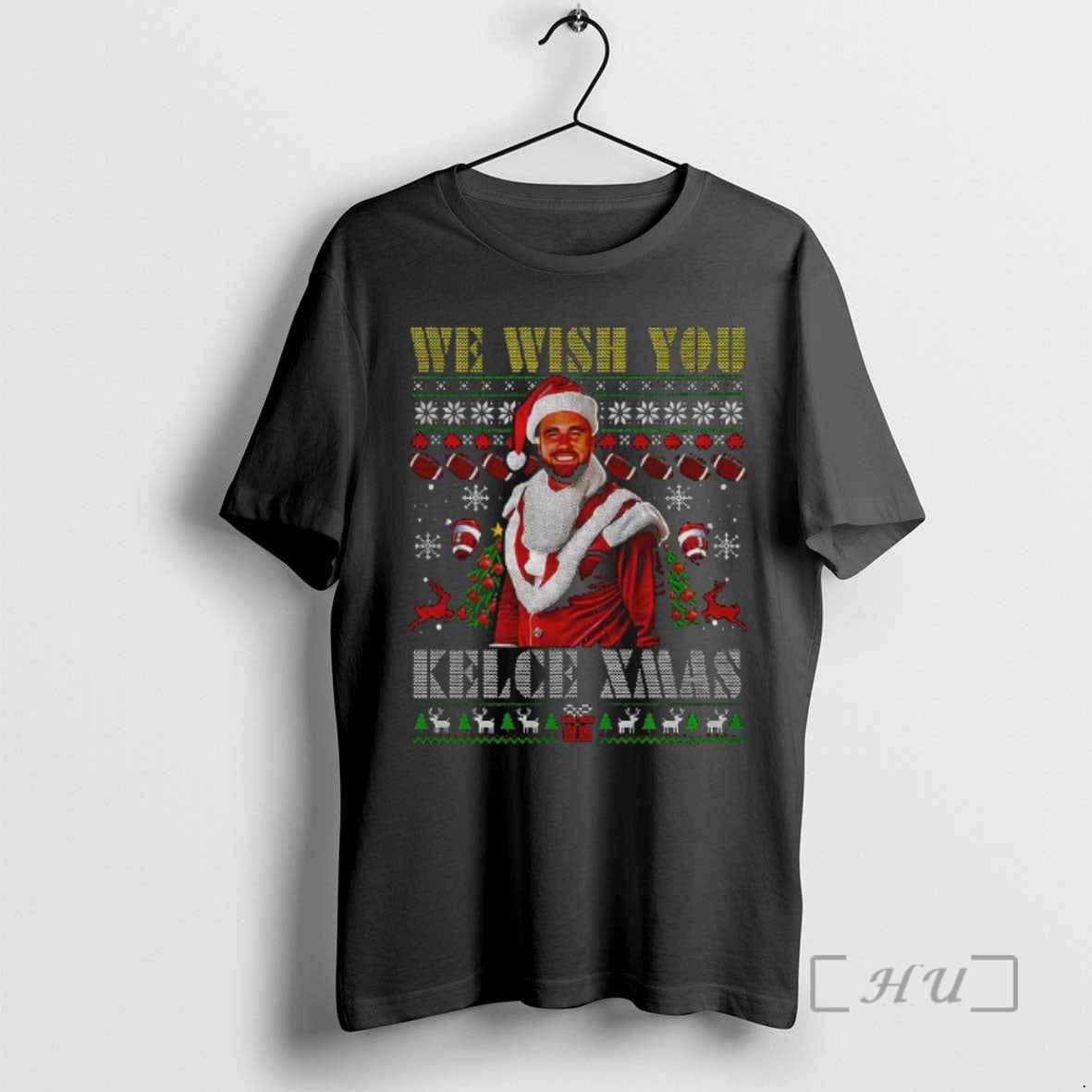 Officials Travis Kelce We Wish You Kelce Xmas Merry T-Shirts