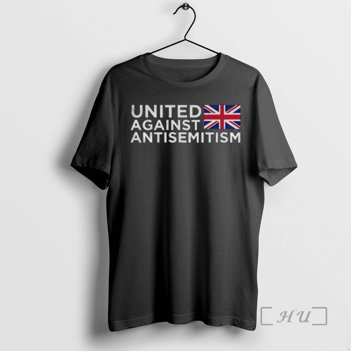 Officials United Against Antisemitism Uk Flag T-Shirts