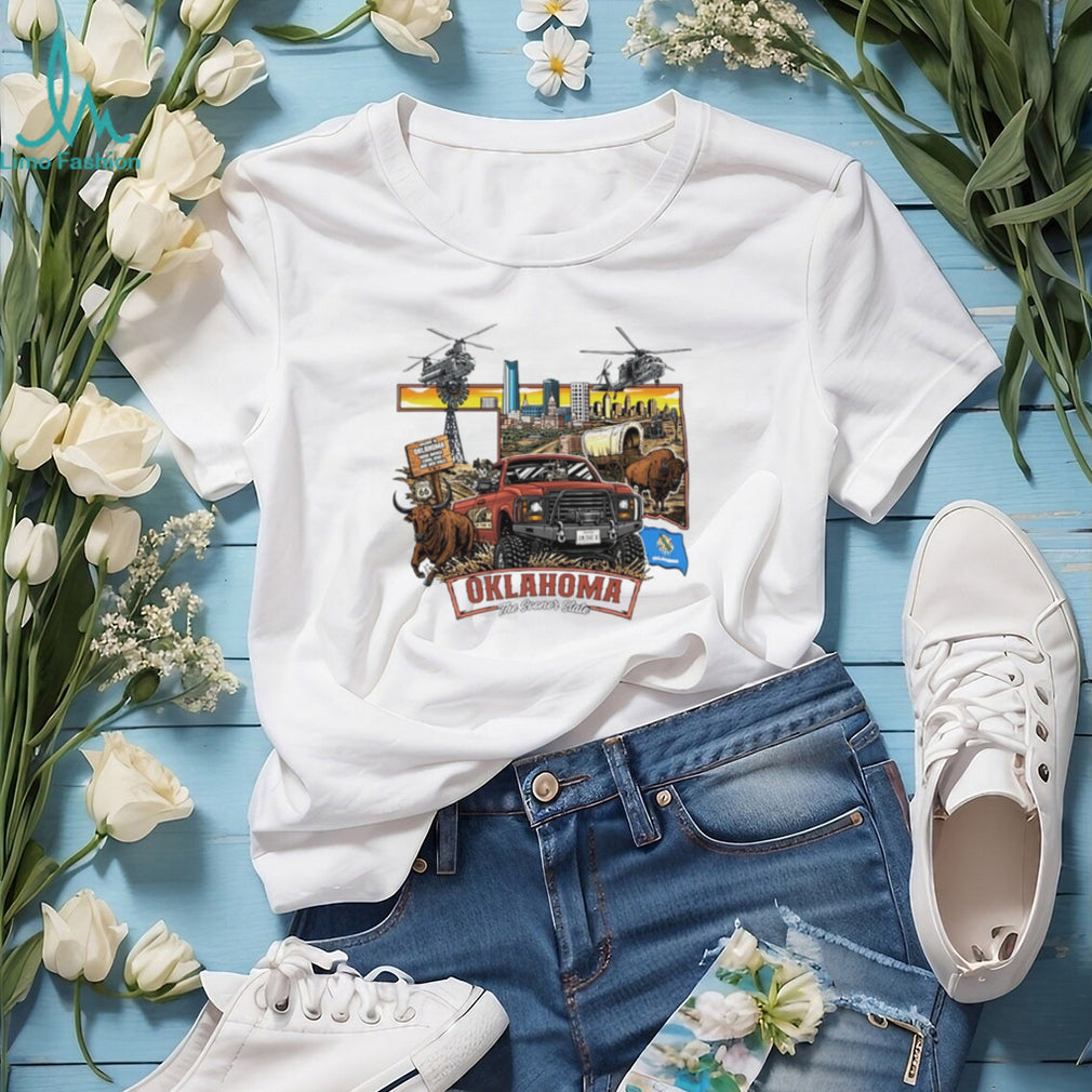 Oklahoma The Sooner State Offroad Truck Heritage T Shirt