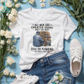 Only The Best Men Still Do Plumbing In Their Eighties Funny Plumber T Shirt