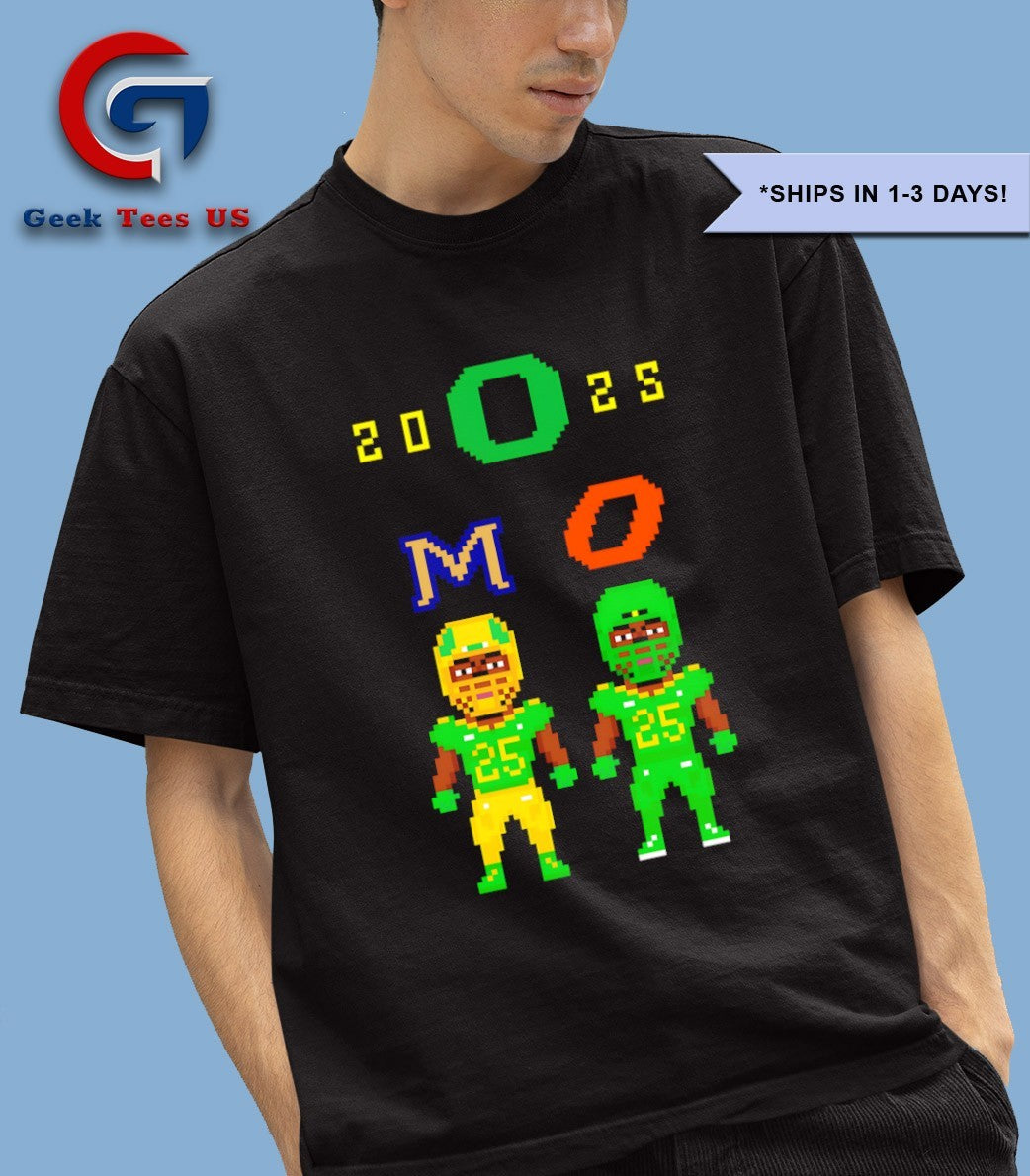 Oregon vs Oklahoma State Football Week 2 2025 Pixel Uniforms shirt Unisex , , , Long Sleeve Tee