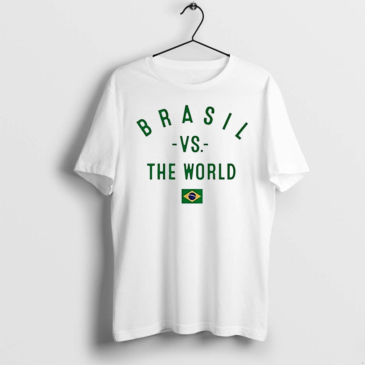 Original Brasil Vs The World Flag White Tshirts Jpg Unisex , , , Long Sleeve Tee