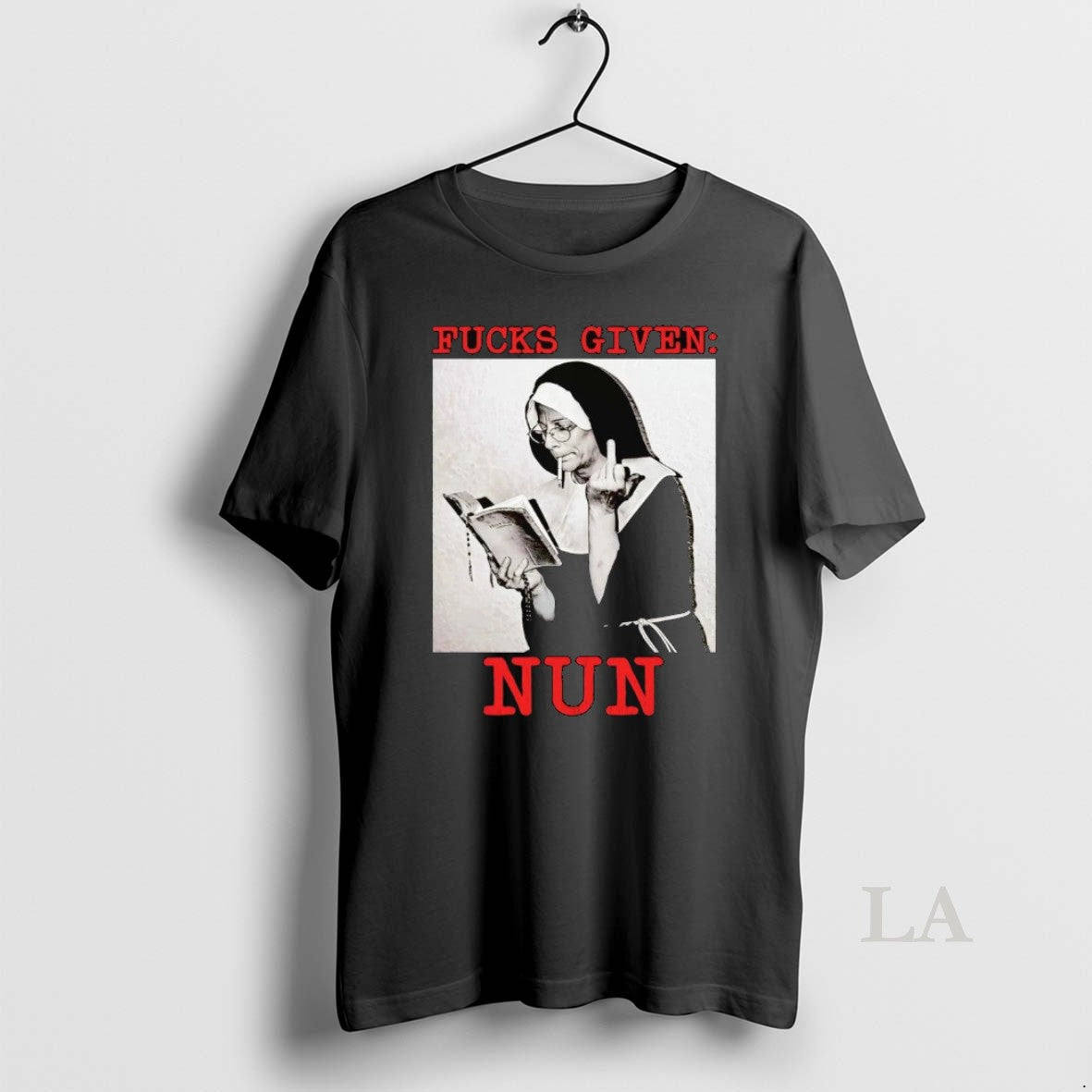 Original Fucks Given Nun Middle Finger T-Shirts