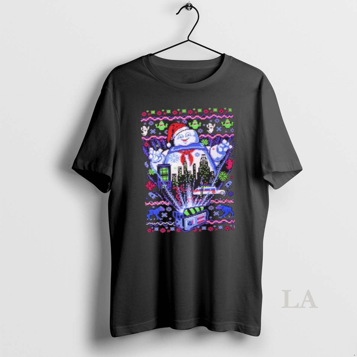 Original Marshmallow Man Ugly Pixel Art T-Shirts