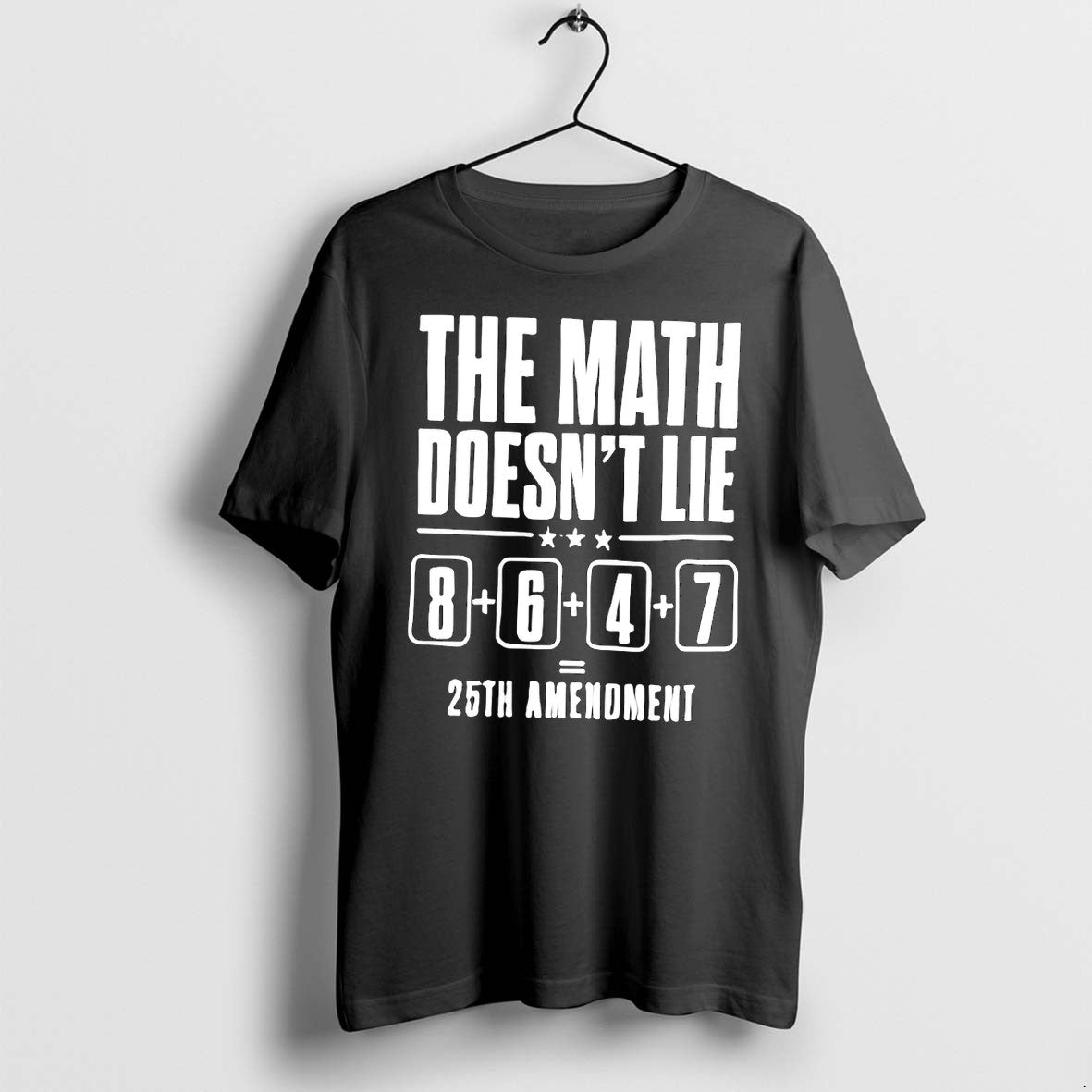Original The Math Doesnt Lie 8647 25th Amendment Tshirts Jpg Unisex , , , Long Sleeve Tee