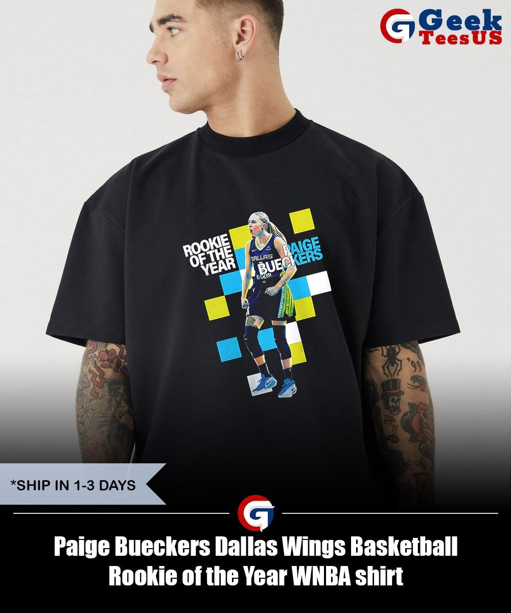 Paige Bueckers Dallas Wings Basketball Rookie of the Year WNBA shirt Unisex , , , Long Sleeve Tee
