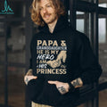 Papa and Granddaughter Hero and Princess Father’s Day T Shirt