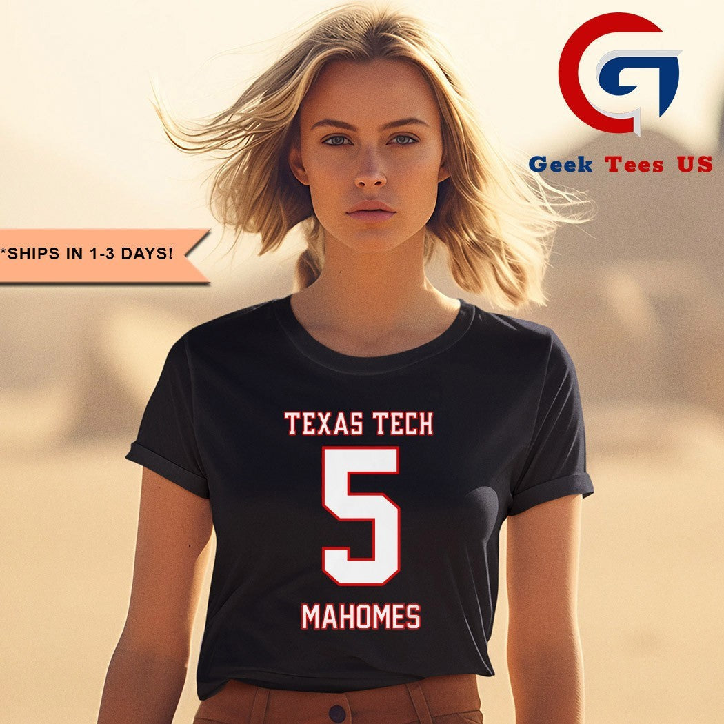 Patrick Mahomes 5 Texas Tech Football shirt Unisex , , , Long Sleeve Tee