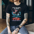 Patriotic Veteran PTSD Awareness Eagle T Shirt After I Served My Country