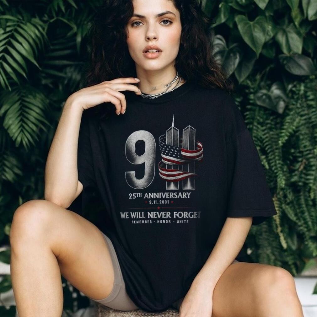Patriotism Memorial Twin Towers 25th Anniversary Shirt