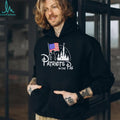 Patriots In The Park American Flag Castle Silhouette Patriotic T shirt