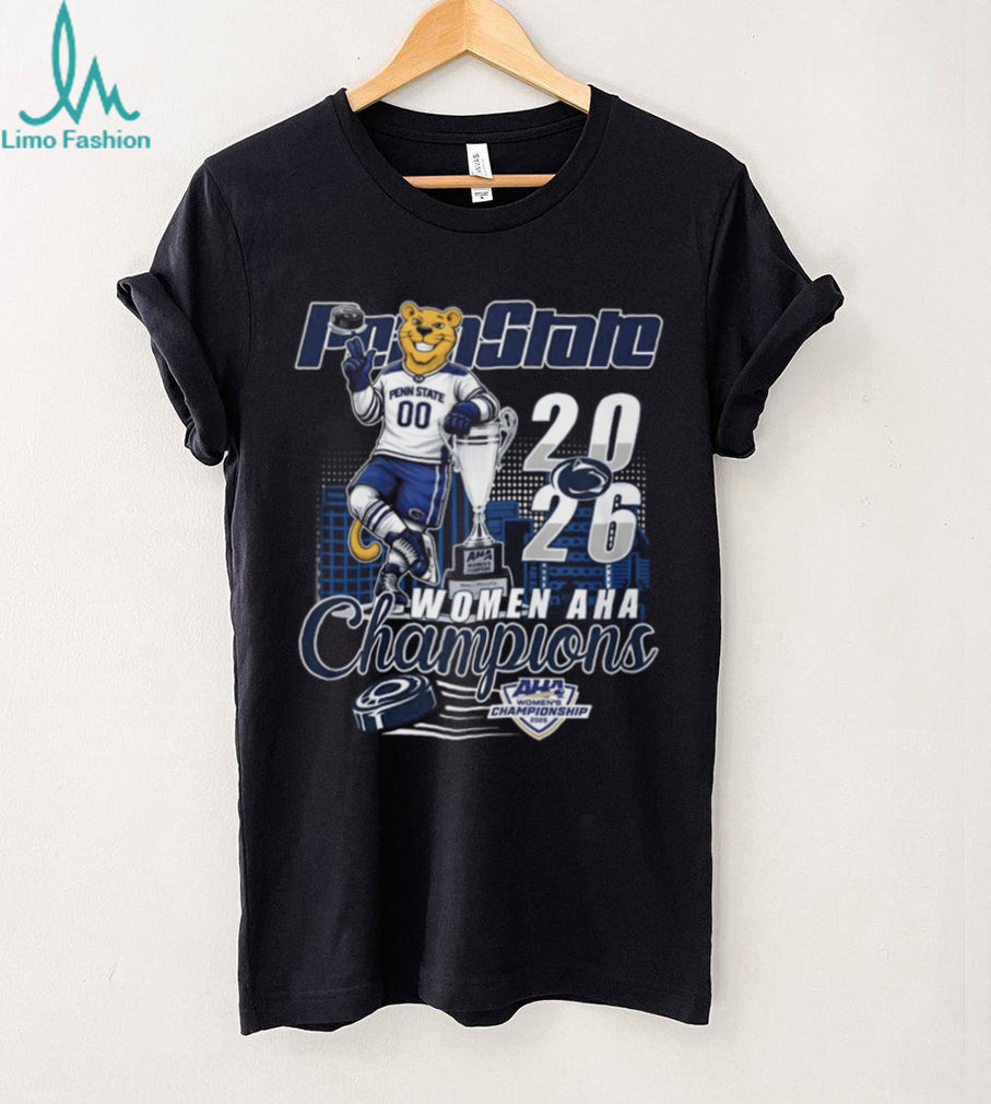 Penn State Nittany Lions 2026 Women’s AHA Hockey Champions T Shirt