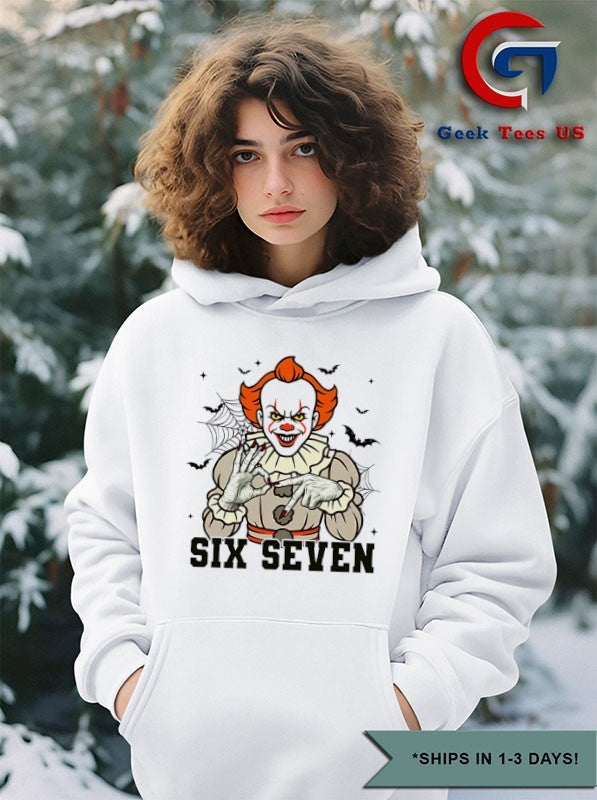 Pennywise six seven Halloween funny shirt Unisex , , , Long Sleeve Tee