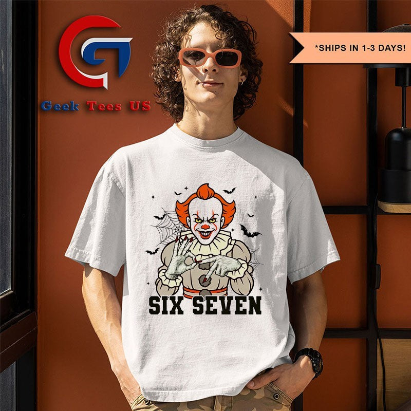 Pennywise six seven Halloween funny shirt Unisex , , , Long Sleeve Tee