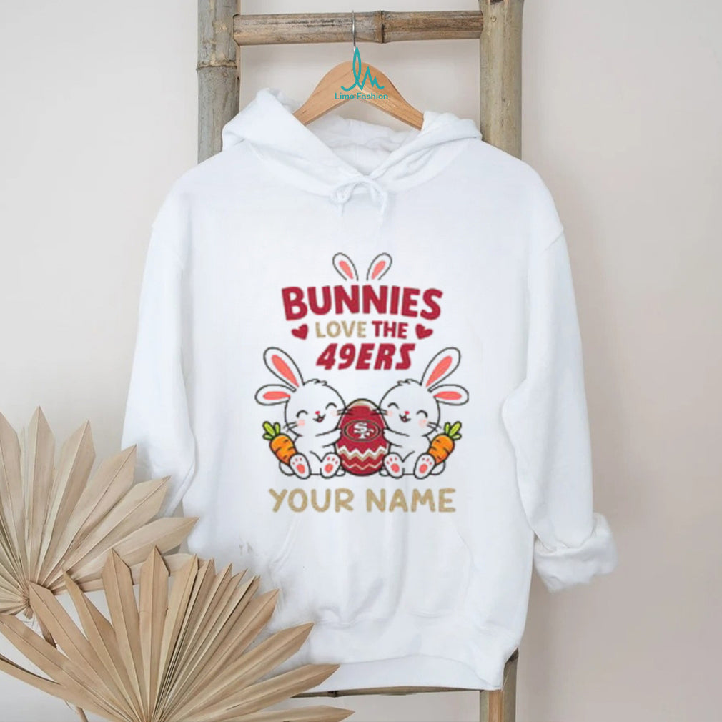 Personalized 49ers Easter Bunny Plush T Shirt