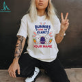 Personalized New York Giants Easter Bunny Plush t Shirt