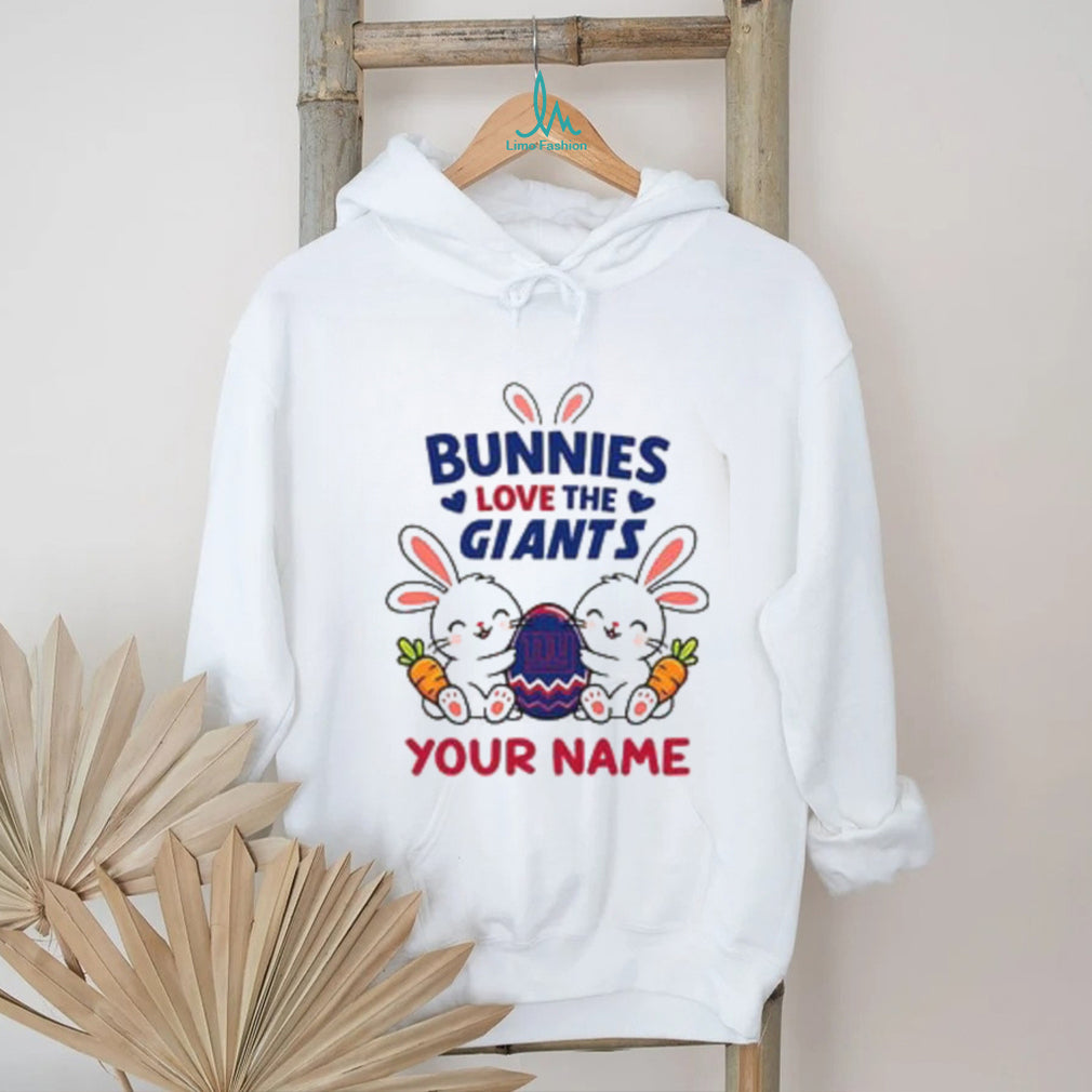 Personalized New York Giants Easter Bunny Plush t Shirt