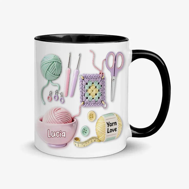 Personalized Yarn Lover Mug