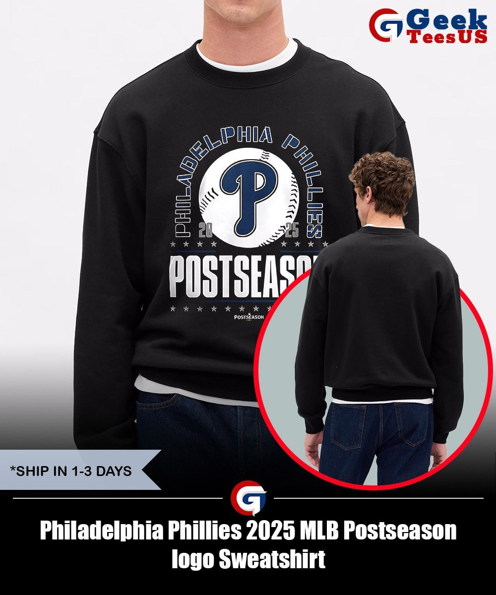 Philadelphia Phillies 2025 MLB Postseason logo shirt Unisex , , , Long Sleeve Tee