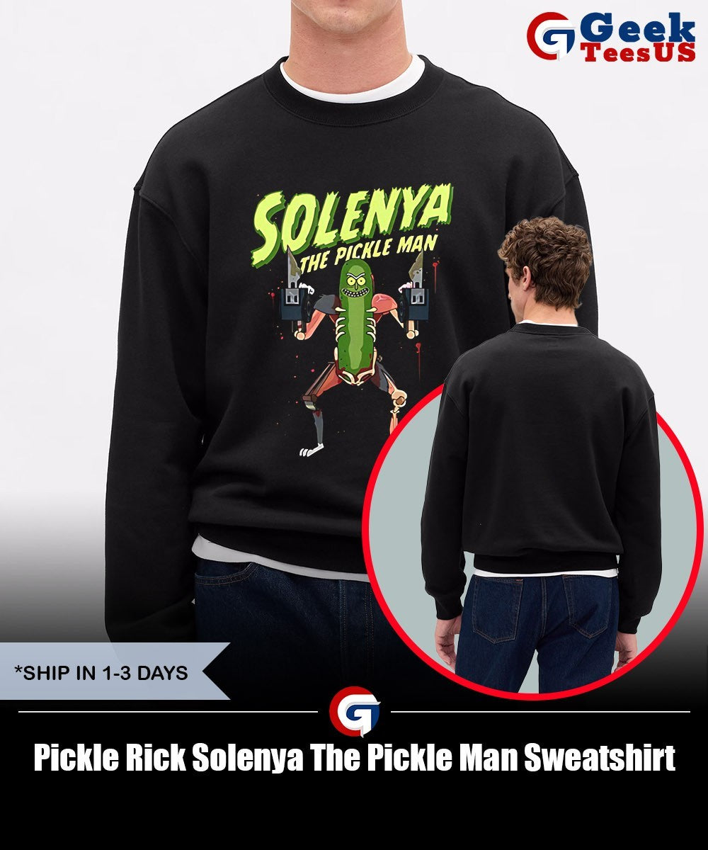 Pickle Rick Solenya The Pickle Man shirt Unisex , , , Long Sleeve Tee