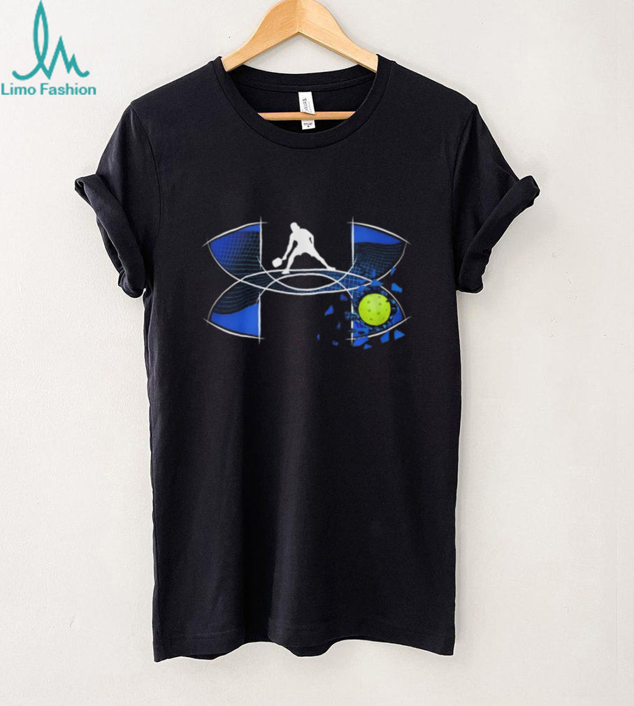 Pickleball Player Silhouette Performance Graphic T Shirt