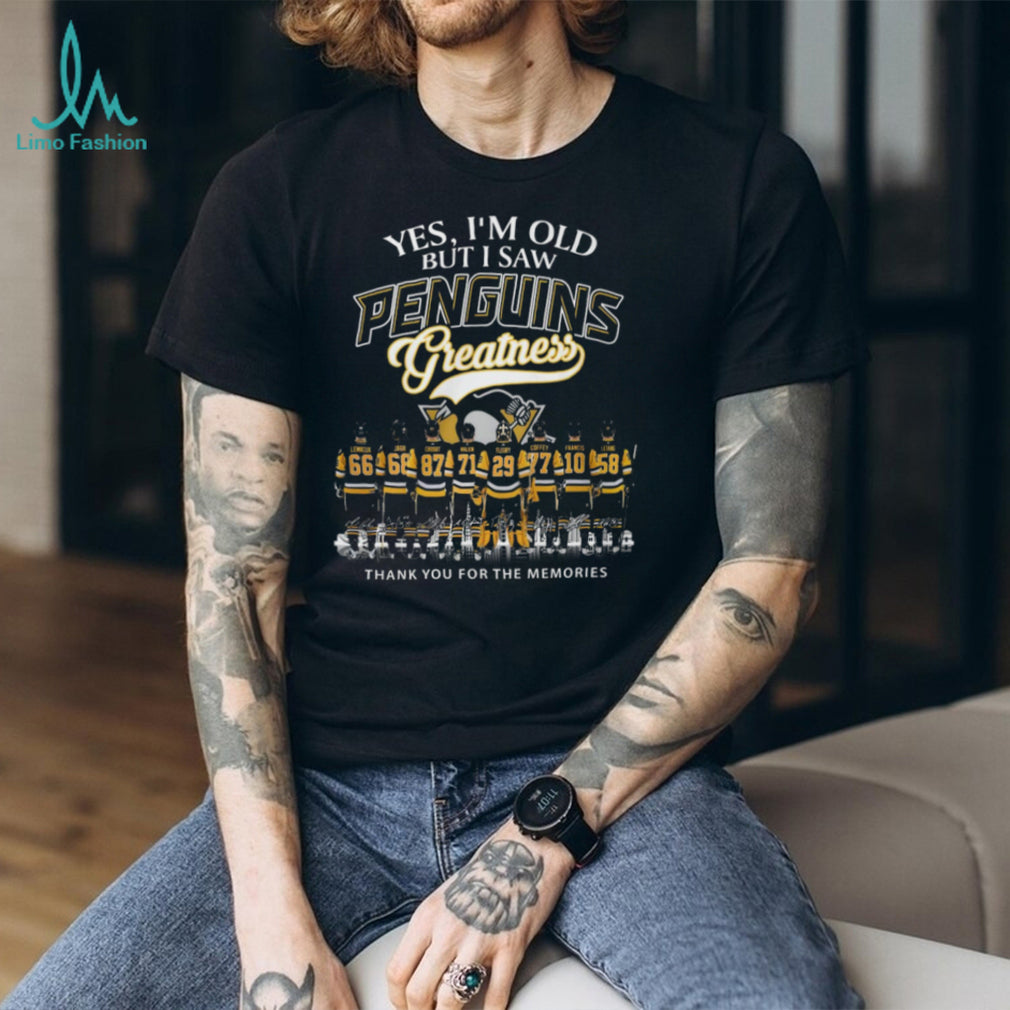 Pittsburgh Hockey Legends Autograph Team History Fan T Shirt